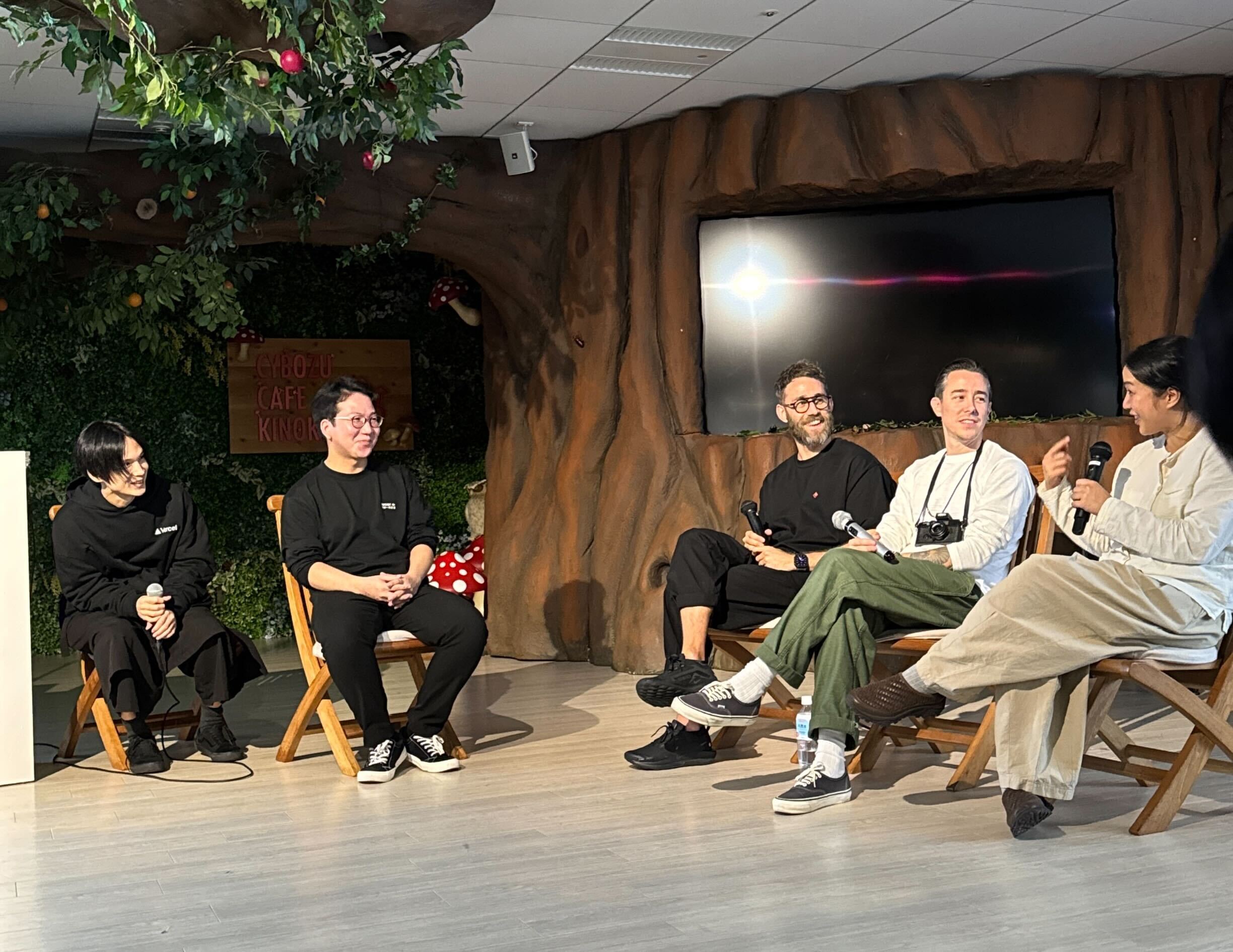 Raycast team members during the fireside chat